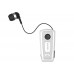S-link SW-BT35 Beyaz Mobil Telefon Uyumlu Makaralı Bluetooth Kulaklık