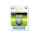 Philips R6B2A270/97 2li Şarj Edilebilir Pil